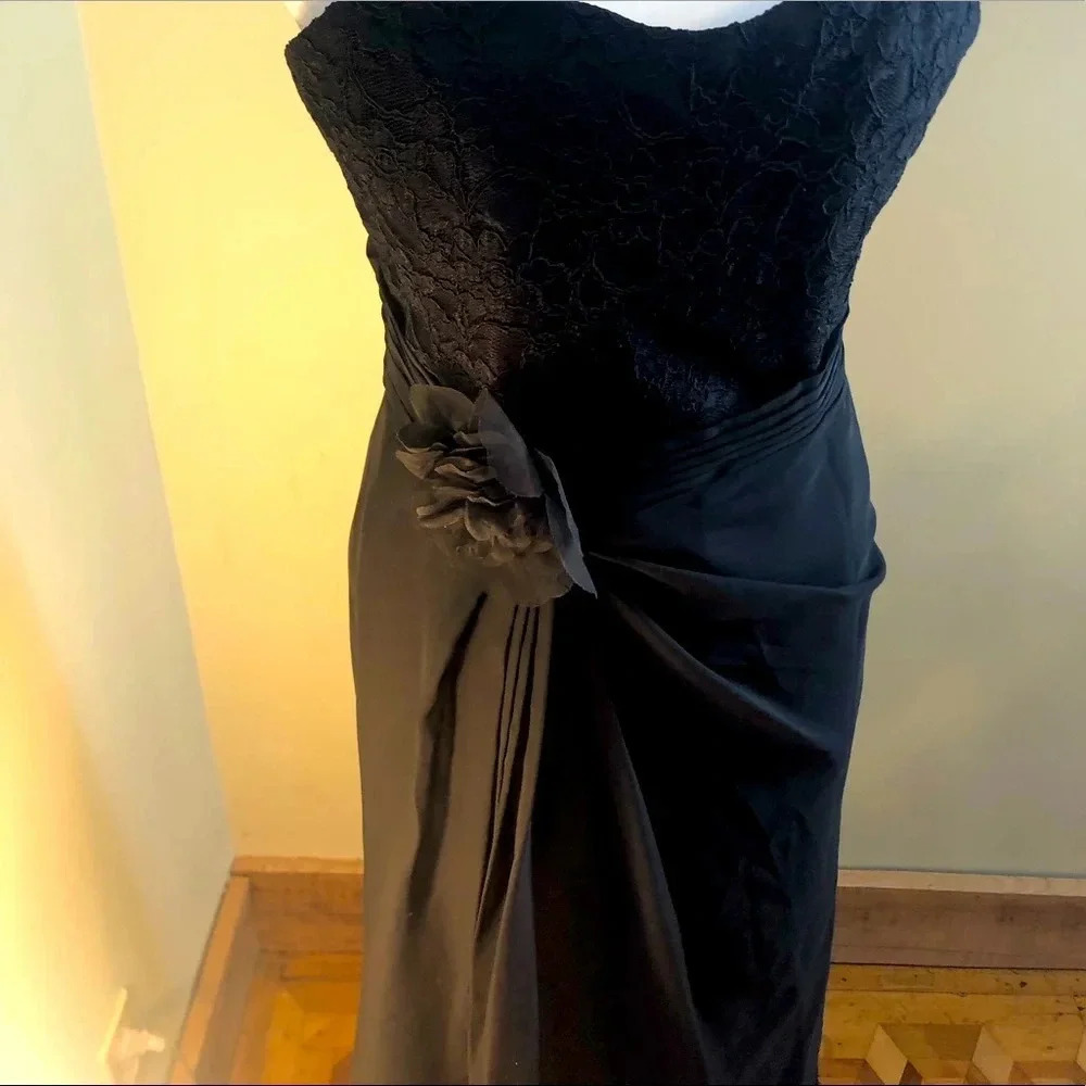 Black formal gown new